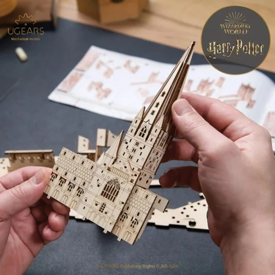 UG-70256-Château Harry Potter Hogwarts™ Castle Puzzle 3D bois UGEARS - UG-70256