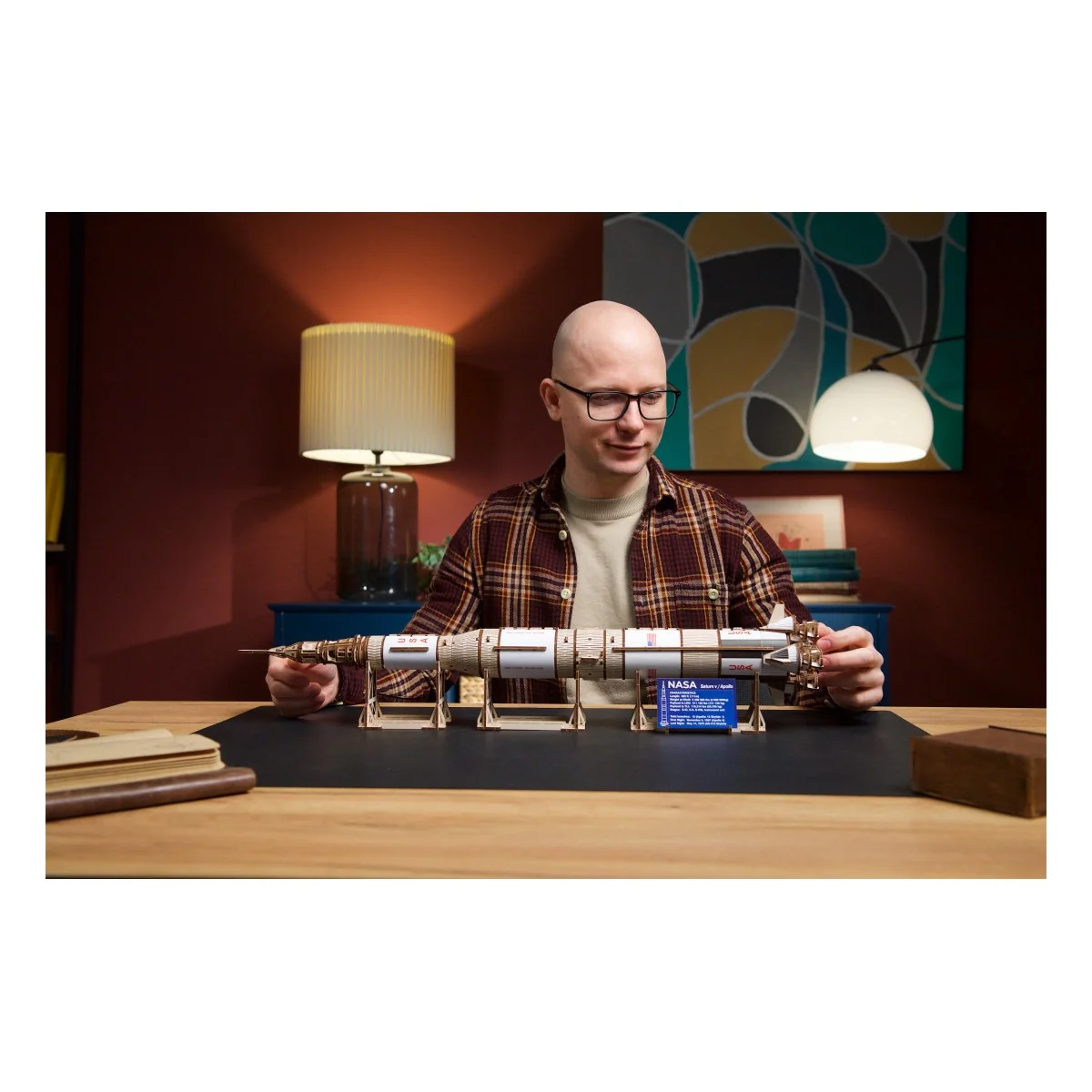 Fusée Saturn V de la NASA Puzzle 3D bois UGEARS UGEARS UG-70257 - 7