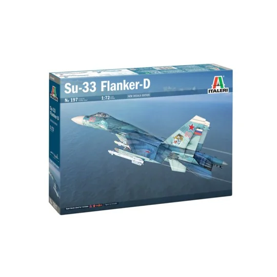 I197-Avion Su-33 Flanker-D 1/72 Italeri - I197