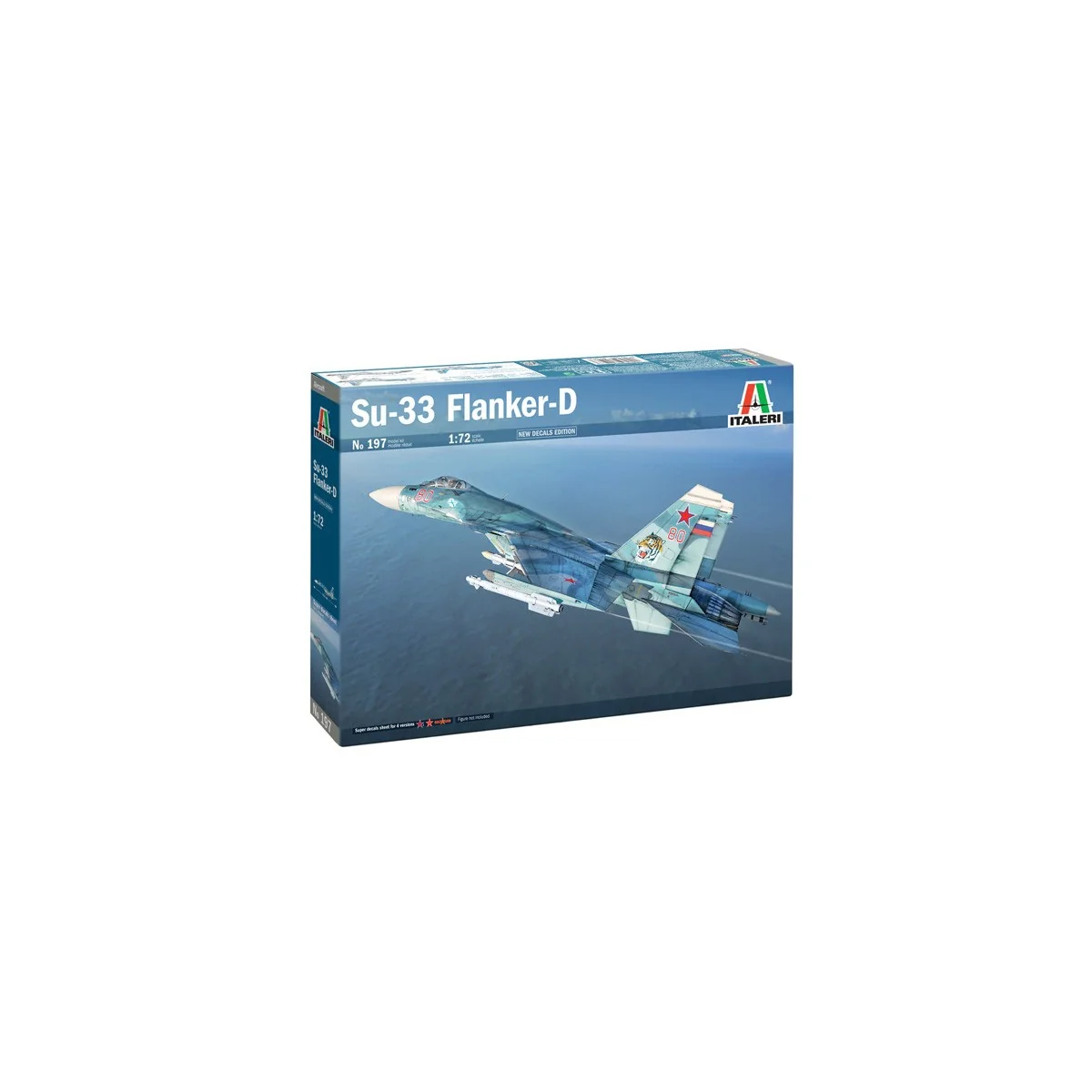 Su-33 Flanker-D 1/72 Italeri aircraft Italeri I197 - 2 Su-33 Flanker-D 1/72 Italeri aircraft Italeri I197 - 2