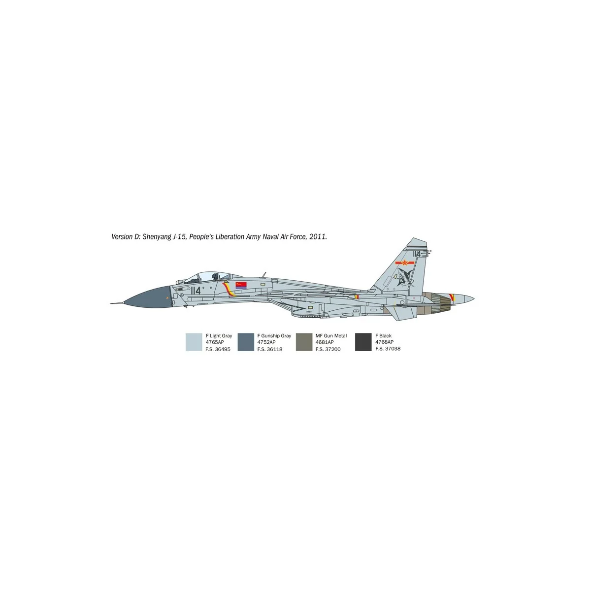 Avion Su-33 Flanker-D 1/72 Italeri Italeri I197 - 7