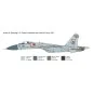 I197-Su-33 Flanker-D 1/72 Italeri aircraft