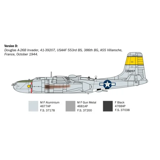 I1274-Avion A-26B Invader 1/72 Italeri - I1274