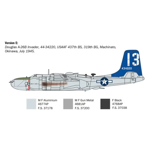 I1274-Avion A-26B Invader 1/72 Italeri - I1274