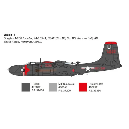 I1274-A-26B Invader 1/72 Italeri aircraft - I1274