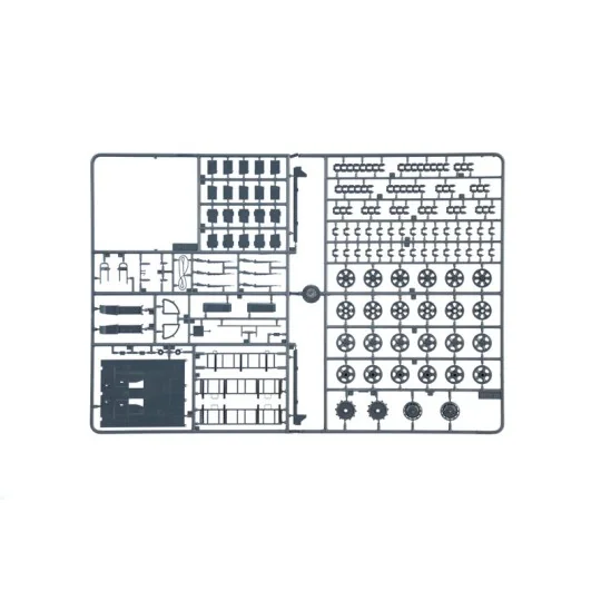 I6395-Véhicule Sd.Kfz 10/4 Flak 30 et Servants 1/35 Italeri