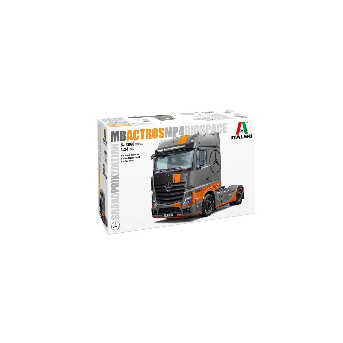Camion Mercedes Actros MP4 Big Space Grand prix 1/24 Italeri Italeri I3968 - 2