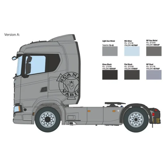I3971-Camion Scania 770S 4x2 "Grey Cab" 1/24 Italeri - I3971