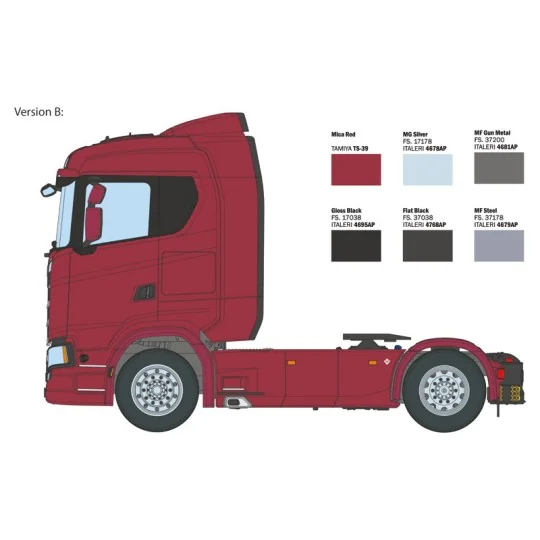 I3971-Scania 770S 4x2 "Grey Cab" 1/24 Italeri Truck - I3971