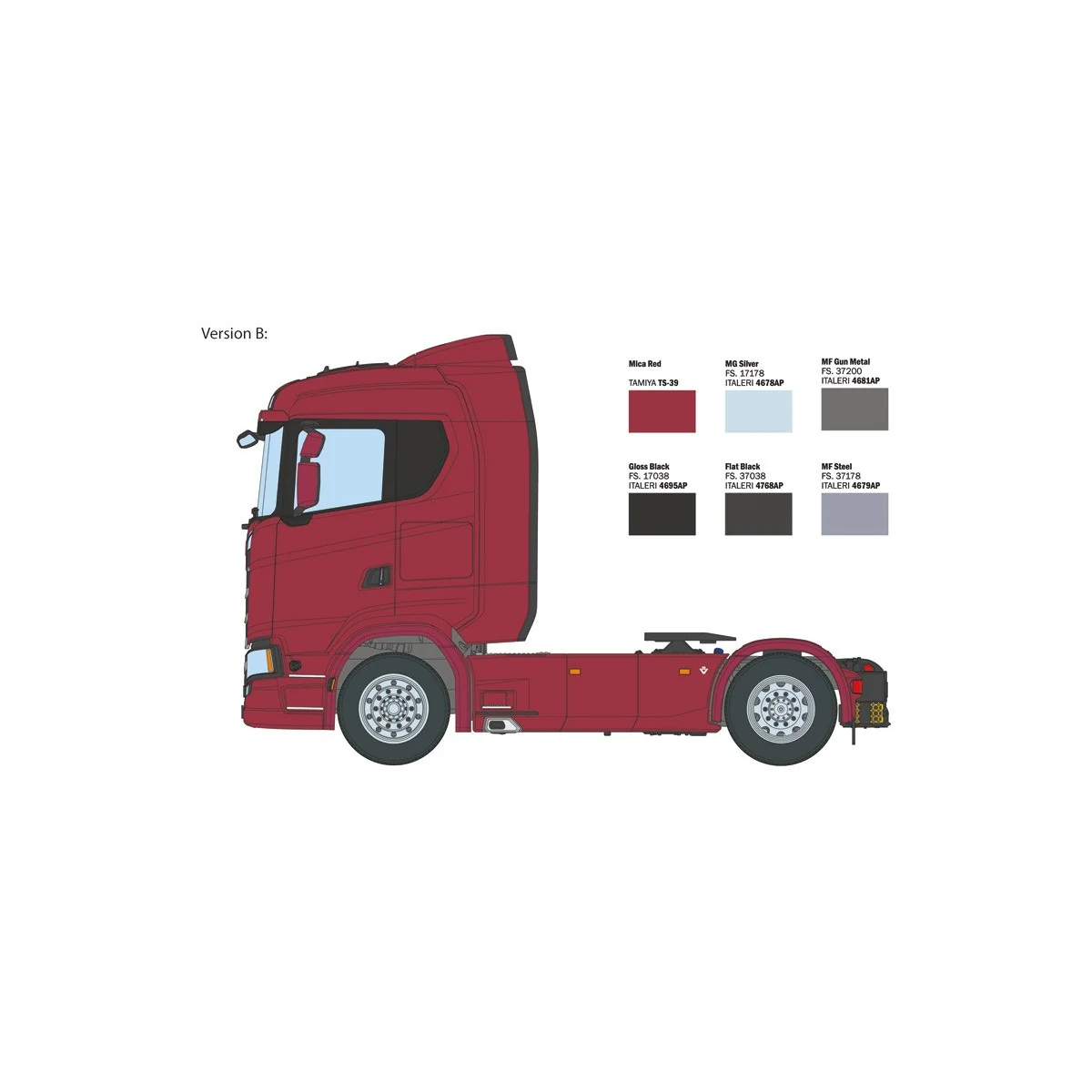 Camion Scania 770S 4x2 "Grey Cab" 1/24 Italeri Italeri I3971 - 5