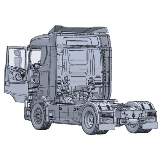 I3971-Scania 770S 4x2 "Grey Cab" 1/24 Italeri Truck - I3971