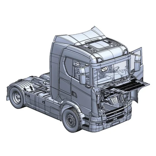 I3971-Camion Scania 770S 4x2 "Grey Cab" 1/24 Italeri - I3971