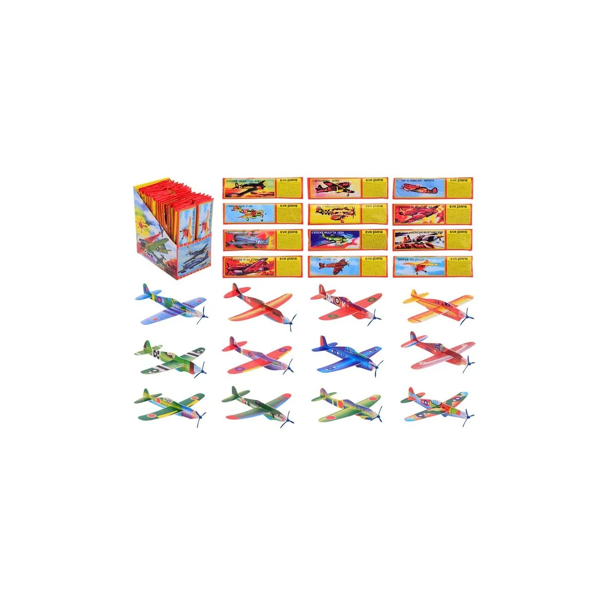 EVA airplane glider 20cm free flight Siva SV-24235 - 1