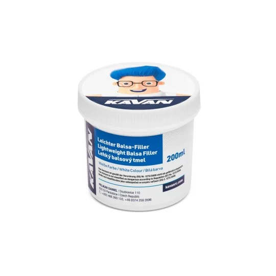 KAV56.9981.EN-Lightweight balsa putty 200ml (white colour) Kavan - KAV56.9981.EN