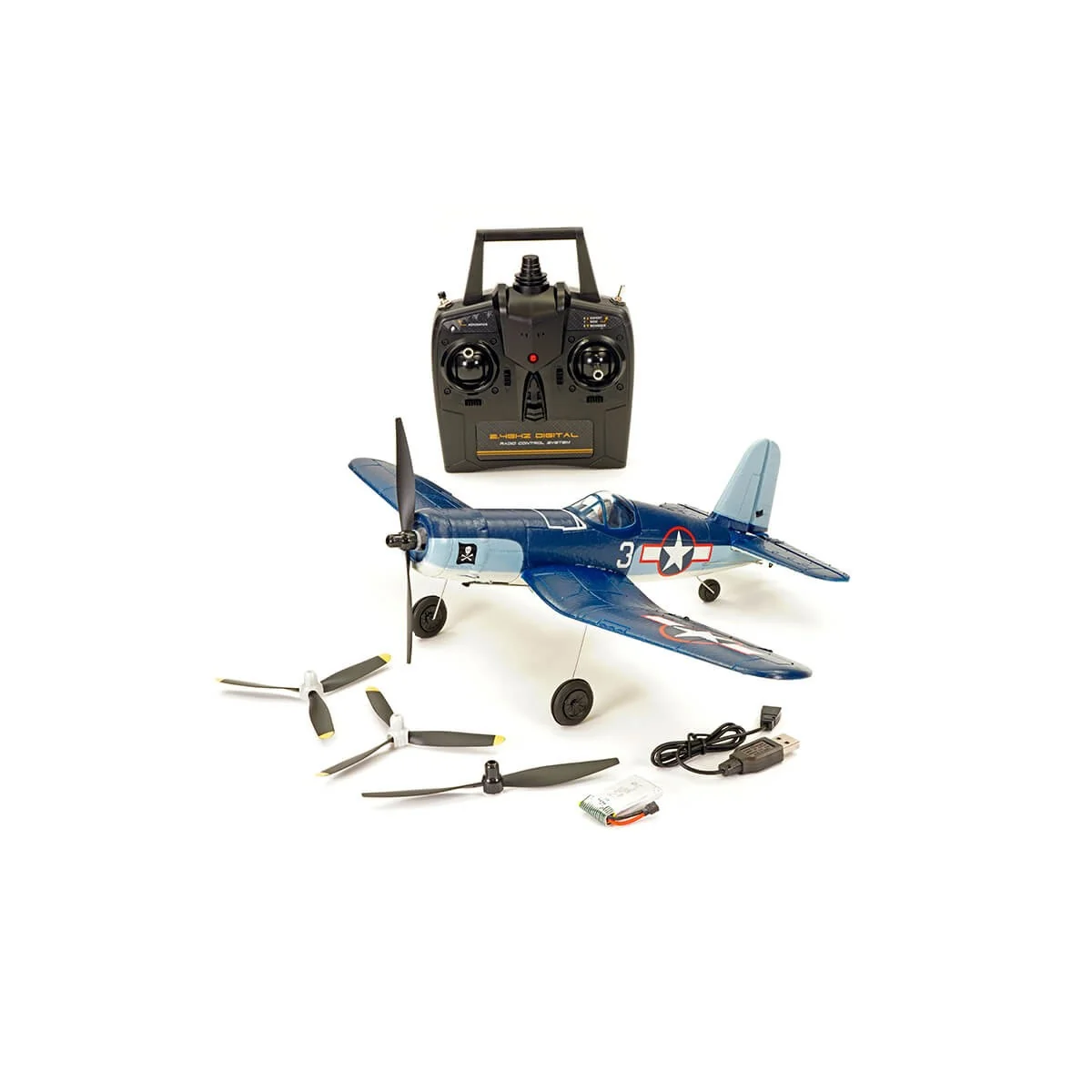 Corsair F4U 400mm V2 aircraft with Volantex RTF flight stabilizer Volantex V761-8V2 - 1 Corsair F4U 400mm V2 aircraft with Volantex RTF flight stabilizer Volantex V761-8V2 - 1