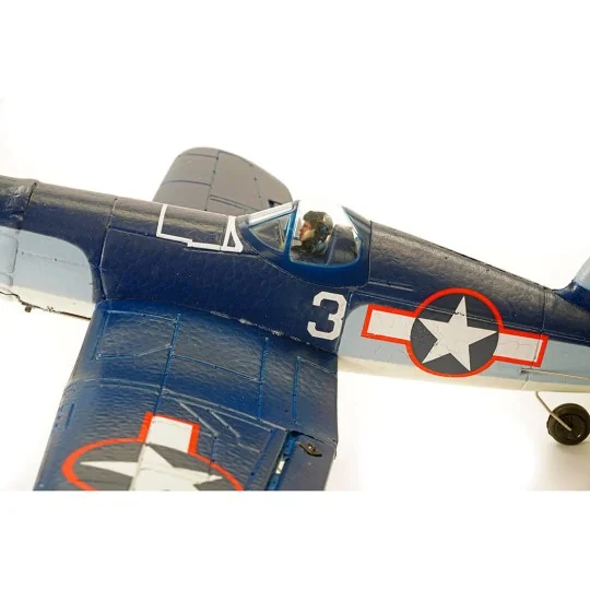 V761-8V2-Avion Corsair F4U 400mm V2 avec stabilisateur de vol RTF Volantex