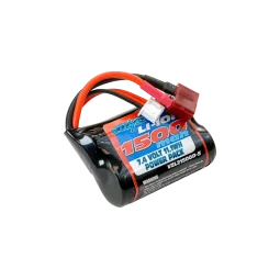Batterie Li-Ion 7.4V 1500mAh (Dean) Voltz pour Tracer FTX VZL21500D-S - 1