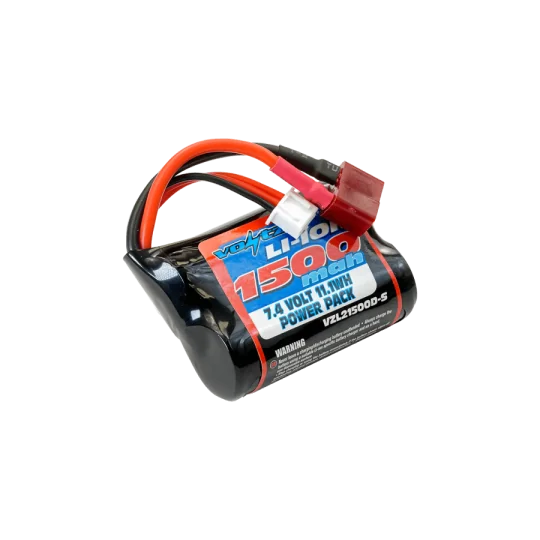 VZL21500D-S-Batterie Li-Ion 7.4V 1500mAh (Dean) Voltz pour Tracer FTX - VZL21500D-S