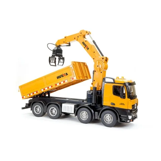 CY1538-Camion benne avec Grue RC 8 roues 1/14 2.4Ghz - HuiNa - CY1538