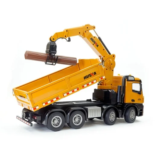 CY1538-Dump Truck with RC Crane 8 Wheels 1/14 2.4Ghz - HuiNa - CY1538