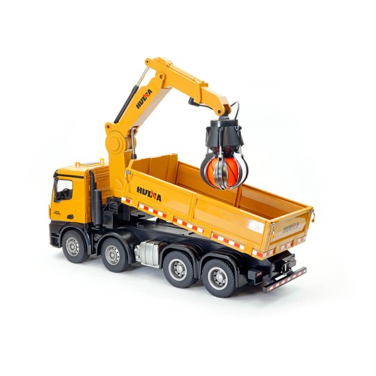 CY1538-Camion benne avec Grue RC 8 roues 1/14 2.4Ghz - HuiNa