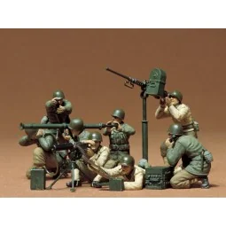 Soldats mitrailleurs et Mortier U.S. 1/35 Tamiya Tamiya 35086 - 1