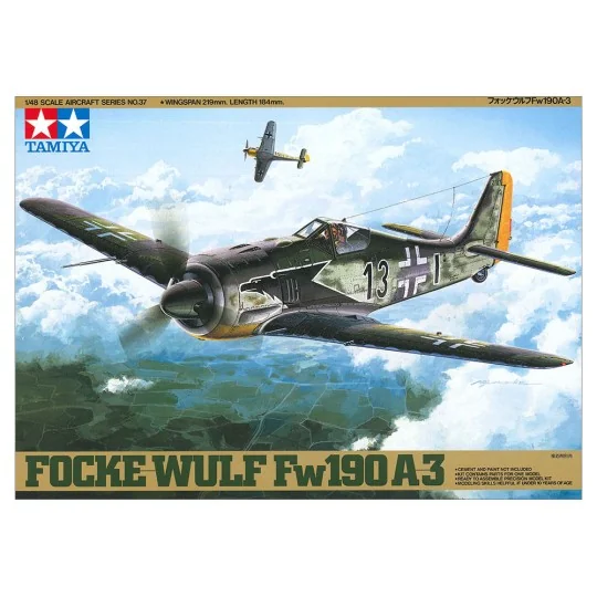 61037-Focke Wulf Fw190A-3 1/48 Tamiya - 61037