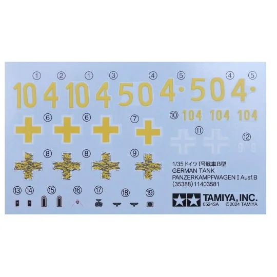 35388-Panzer I Ausf.B 1/35 Tamiya - 35388