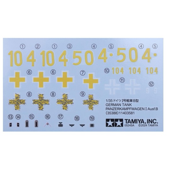 35388-Panzer I Ausf.B 1/35 Tamiya - 35388
