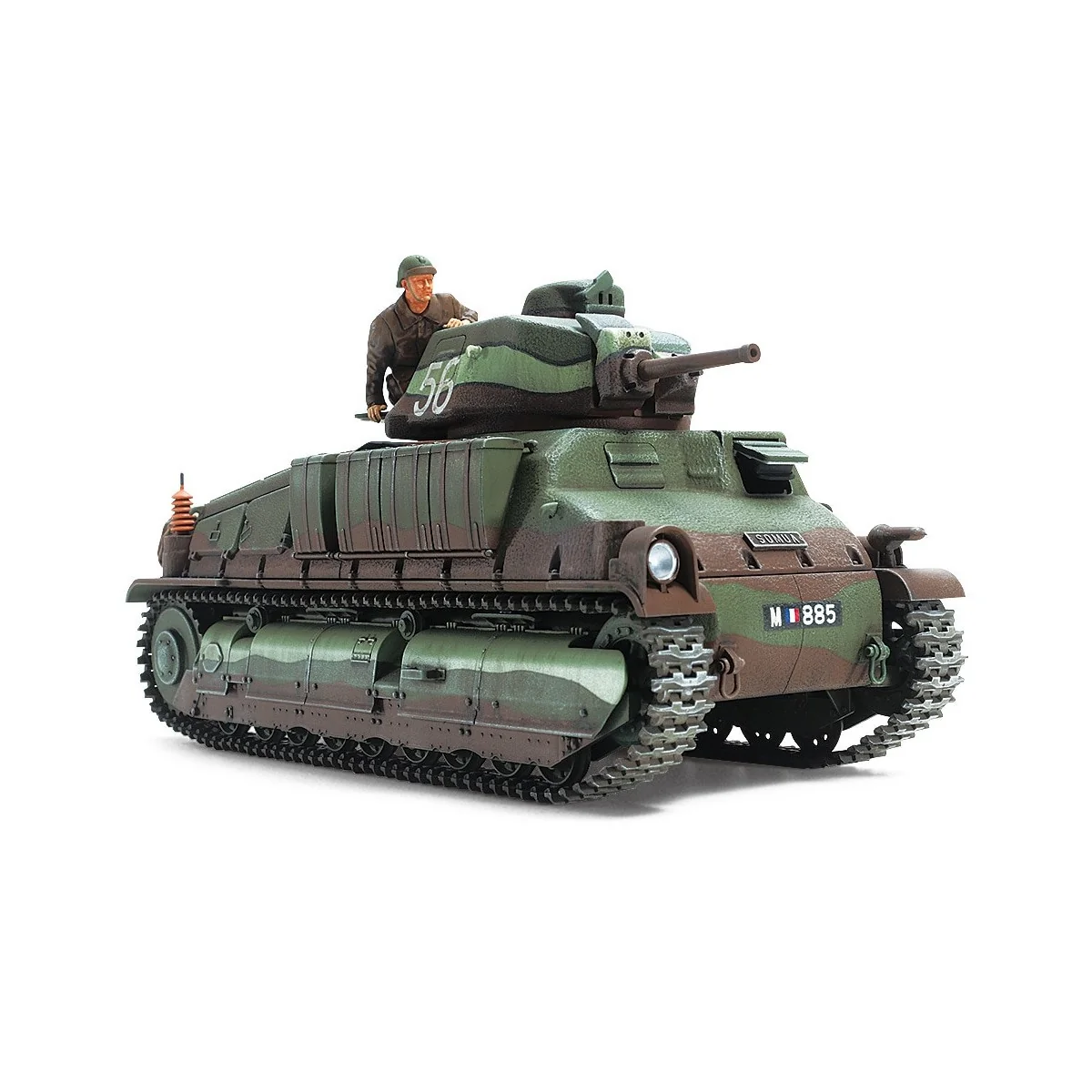 French SOMUA S35 1/35 Tamiya tank Tamiya 35344 - 1