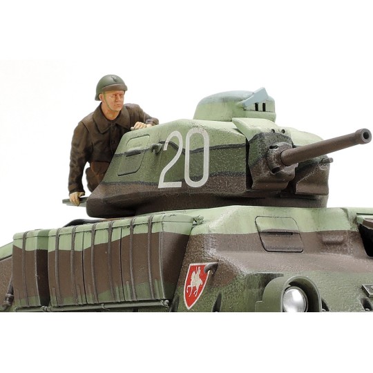 French SOMUA S35 1/35 Tamiya tank Tamiya 35344 - 6 35344-French SOMUA S35 1/35 Tamiya tank - 35344