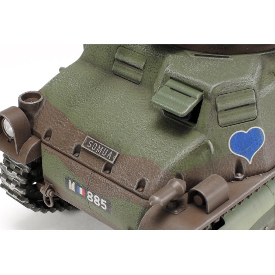 French SOMUA S35 1/35 Tamiya tank Tamiya 35344 - 8 35344-French SOMUA S35 1/35 Tamiya tank - 35344