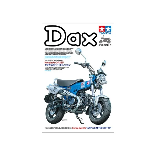 Moto Honda Dax 125 1/12 Tamiya Tamiya 14142 - 2 14142-Moto Honda Dax 125 1/12 Tamiya - 14142