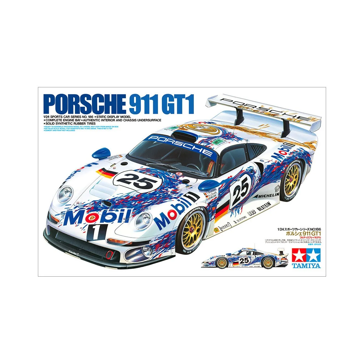 Porsche 911 GT1 1/24 Tamiya Tamiya 24186 - 2 Porsche 911 GT1 1/24 Tamiya Tamiya 24186 - 2