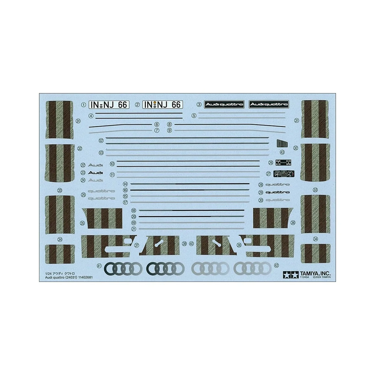 Audi Quattro 1/24 Tamiya Tamiya 24031 - 7