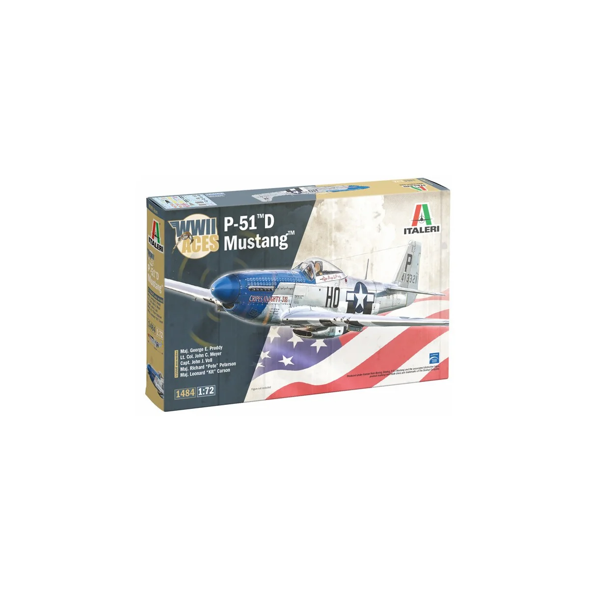 Avion P-51D Mustang Aces 1/72 Italeri Italeri I1484 - 1 Avion P-51D Mustang Aces 1/72 Italeri Italeri I1484 - 1