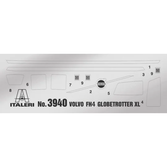 I3967-Camion Volvo FH Low Roof 1/24 Italeri - I3967