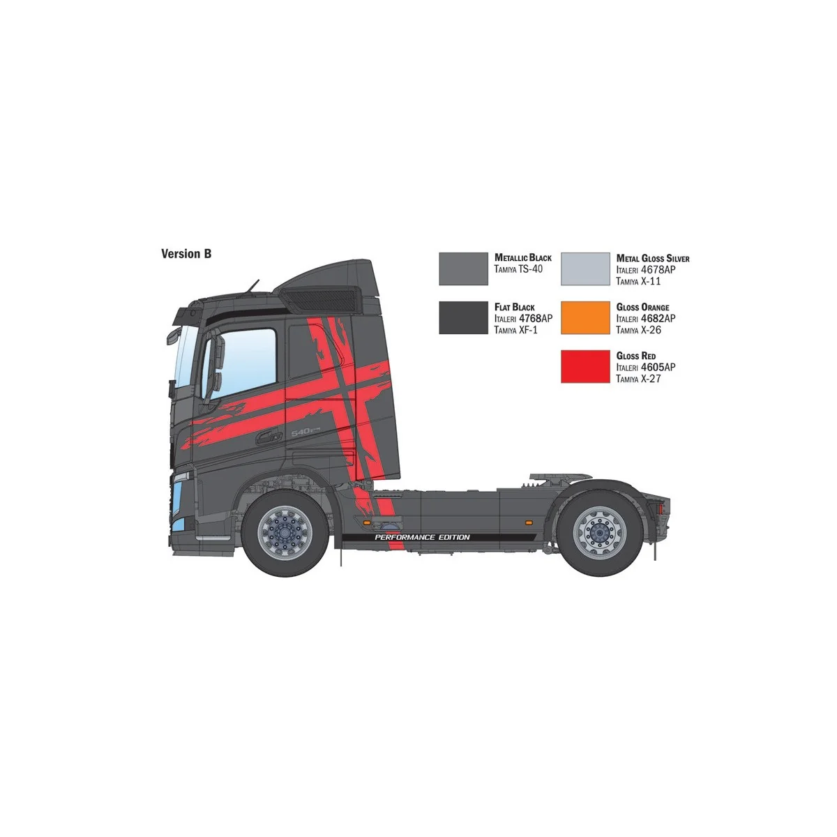 Camion Volvo FH Low Roof 1/24 Italeri Italeri I3967 - 6