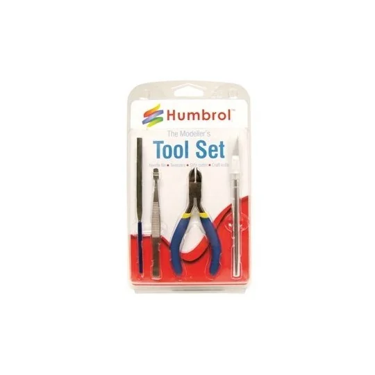 Humbrol HG9150 Set d'outils réalisation maquettes, petit coffret Humbrol AG9150 - 1 AG9150-Humbrol HG9150 Set d'outils réalisation maquettes, petit coffret - AG9150
