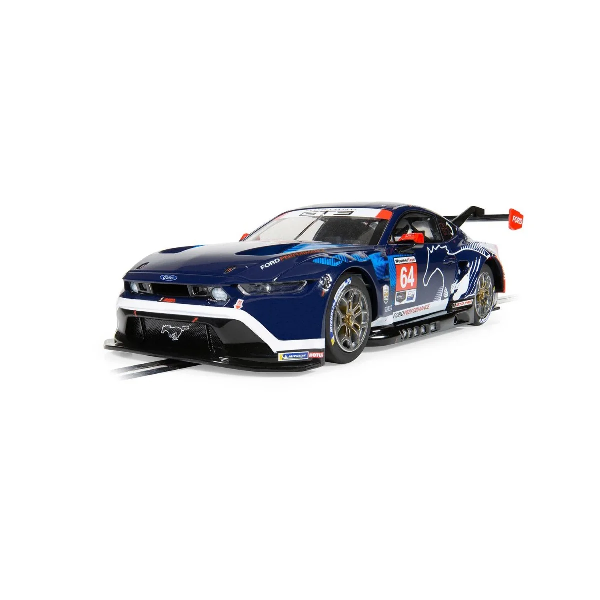 Ford Mustang GT3 Car - Multimatic Motorsports - 2024 24 Hours of Daytona 1/32 Scalextric Scalextric C4503 - 1 Ford Mustang GT3 Car - Multimatic Motorsports - 2024 24 Hours of Daytona 1/32 Scalextric Scalextric C4503 - 1