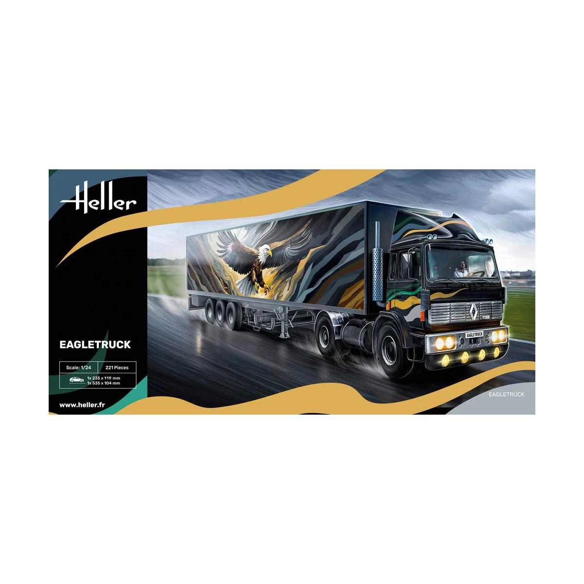Camion Eagletruck 1/24 Heller Heller HEL-80784 - 2