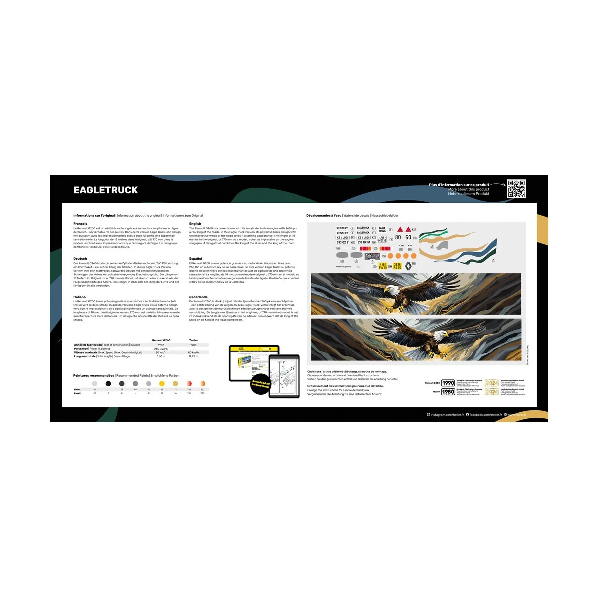 Eagletruck 1/24 Heller Truck Heller HEL-80784 - 3