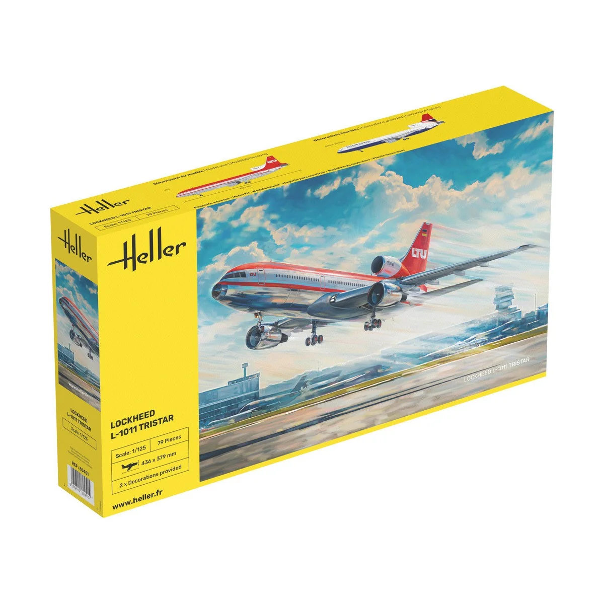 Avion Lockheed L-1011 Tristar 1/125 Heller Heller HEL-80451 - 1 Avion Lockheed L-1011 Tristar 1/125 Heller Heller HEL-80451 - 1