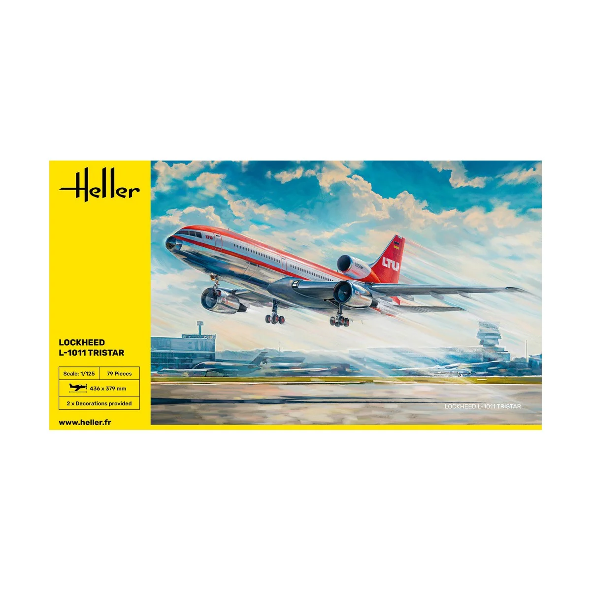 Avion Lockheed L-1011 Tristar 1/125 Heller Heller HEL-80451 - 2