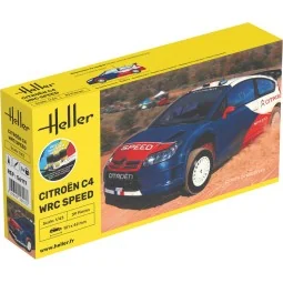Citroën C4 WRC Speed 1/43 Heller + colle et peintures Heller HEL-56117 - 1