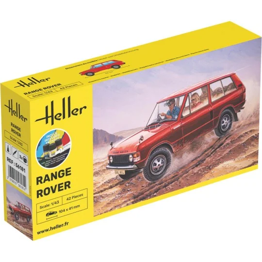 HEL-56181-Range Rover 1/43 Heller + colle et peintures