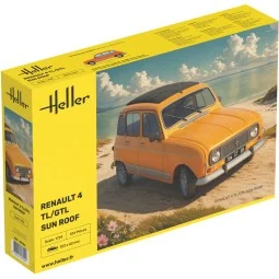 Renault 4 TL/GTL Sun Roof 1/24 Heller Heller HEL-82704 - 1