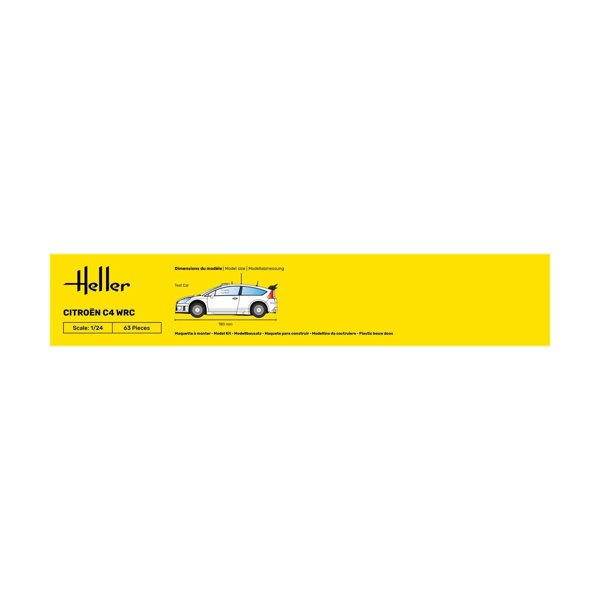 Citroen C4 WRC 1/24 Heller + colle et peintures Heller HEL-56756 - 4