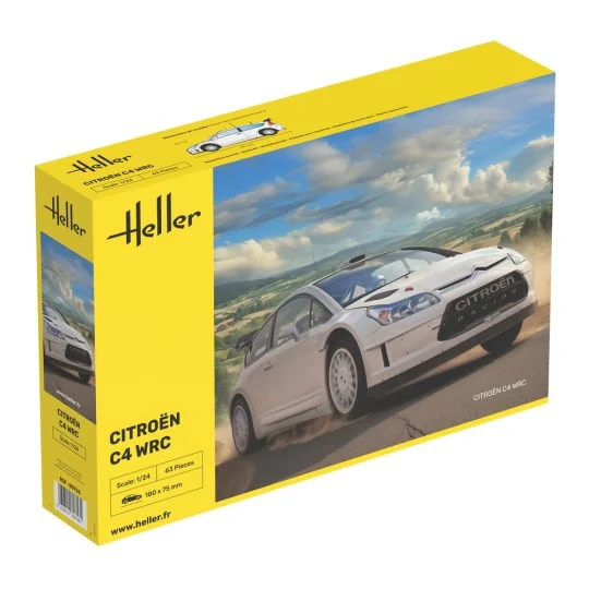 Citroën C4 WRC 1/24 Heller Heller HEL-80756 - 1 HEL-80756-Citroën C4 WRC 1/24 Heller - HEL-80756