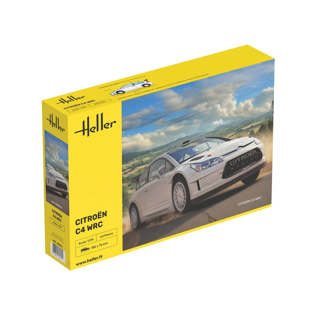 Citroën C4 WRC 1/24 Heller Heller HEL-80756 - 1 Citroën C4 WRC 1/24 Heller Heller HEL-80756 - 1